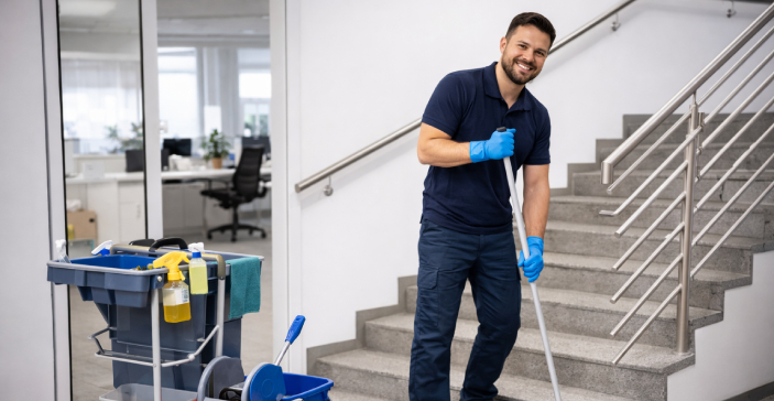 Treppenhaus- und Büroreinigung in Karlsruhe durch Mark’s ImmoCare